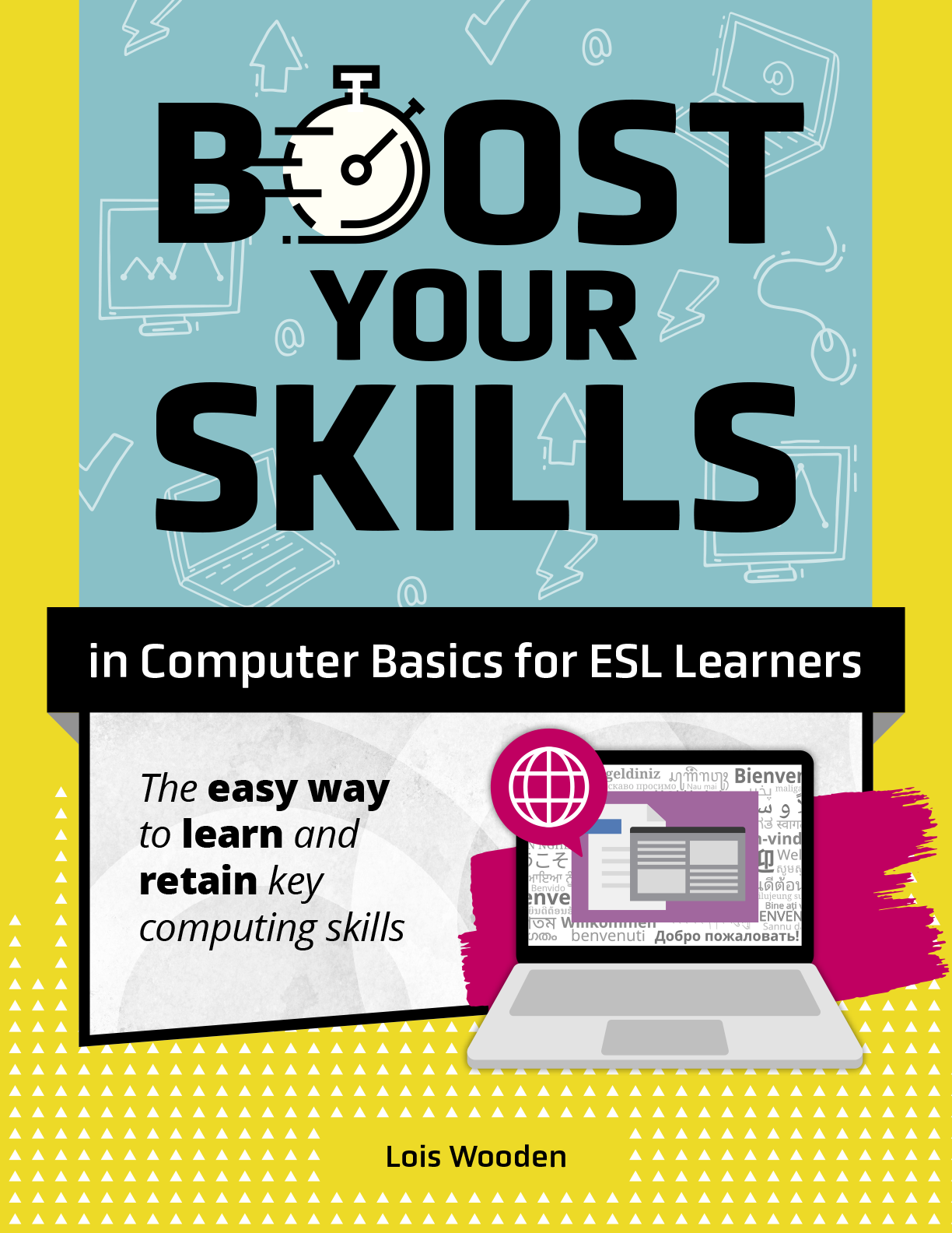 A picture of the book cover for Computer Basics for ESL Learners