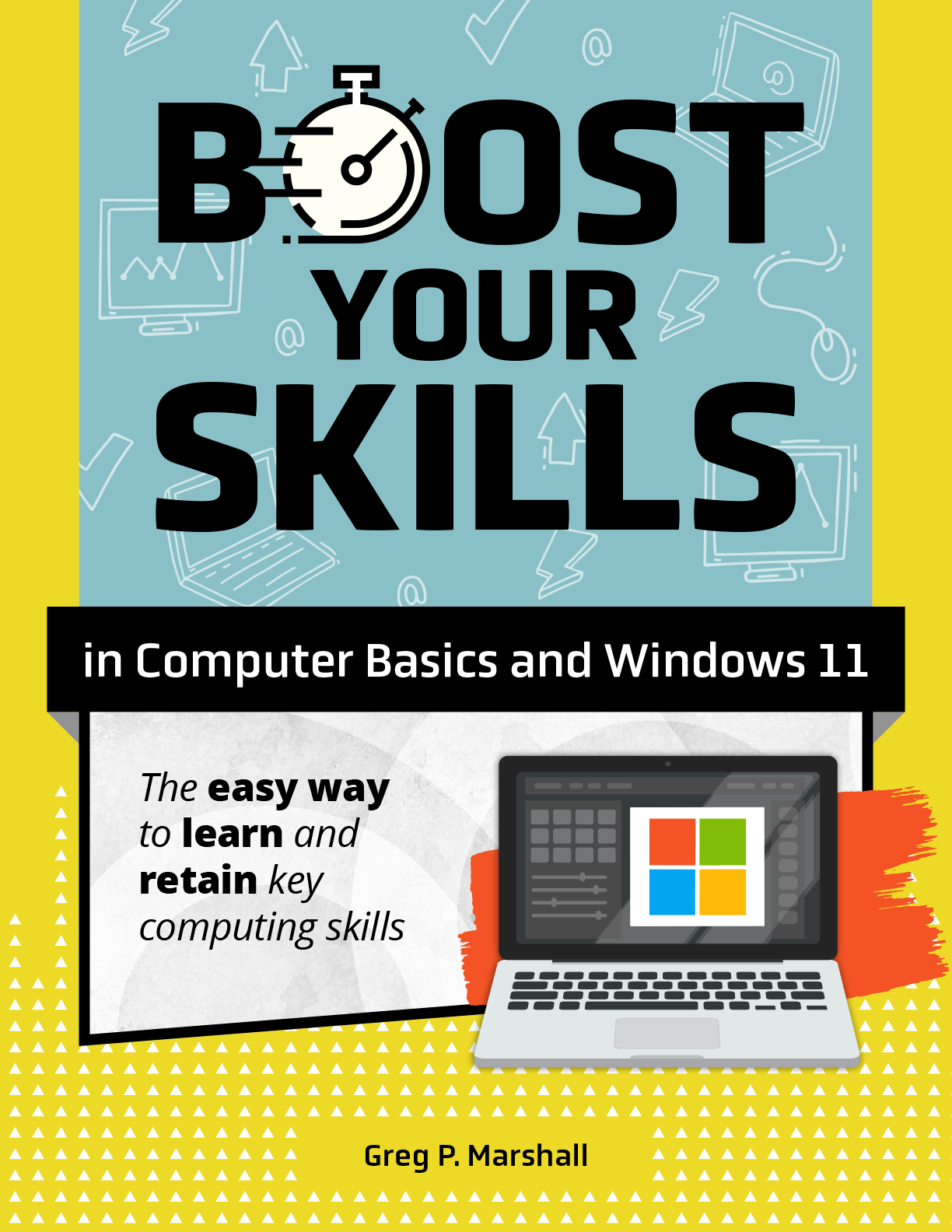 A picture of the book cover for Computer Basics and Windows 11